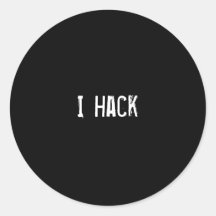 I hack sticker