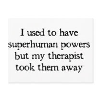 I Had Superpowers