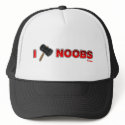 I Hammer Noobs - Gamer Gaming Video Games hats