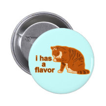 I has a flavour, LOL CAT Pinback Button