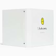 i hate bees. binder