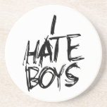 I hate Boys Beverage Coasters
