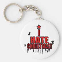 I Hate Christmas Keychains