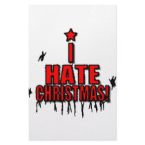 I Hate Christmas Customized Stationery