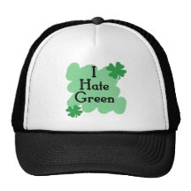 I hate green