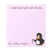 I hate it when you make me yell at you memo note pads