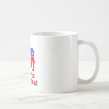 I Hate Parties  Democrat Mug