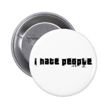 I Hate People Pins