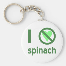 I Hate Spinach Key Chains