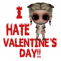 i hate valentines day emo punk girl photo cut out