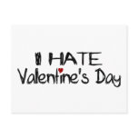 I Hate Valentine'S Day Post Cards