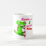 "I Haunt Kids" Dinosaur Mug