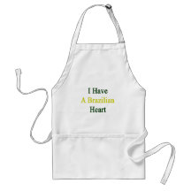 I Have A Brazilian Heart Aprons
