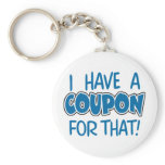 I have a coupon for that! keychains