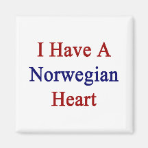 I Have A Norwegian Heart Magnet