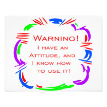 I have an attitude custom invite