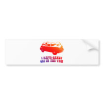 I Have Candy, Get In The Van Bumper Sticker