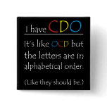 I Have CDO. buttons