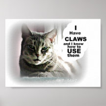 I Have Claws! Poster