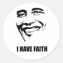 I HAVE FAITH ROUND STICKERS