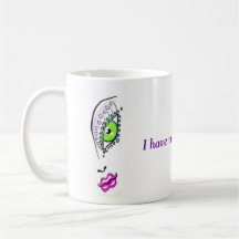 "I have my eye on you" / mug