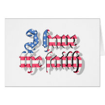 I have the faith American 3D Card