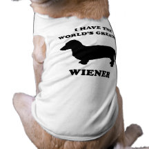 I have the world's greatest wiener dog clothes