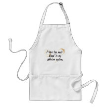 I have too much blood in my caffeine system apron