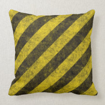 i hazard stripes copy2 throw pillows