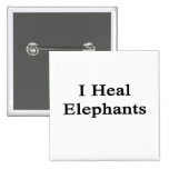 I Heal Elephants Pin