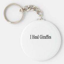 I Heal Giraffes Key Chain