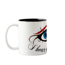"I hear with my eyes" mug #3