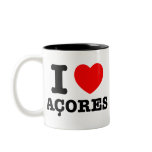 I heart Acores Coffee Mug