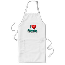 I Heart Alaska Aprons