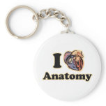 I heart Anatomy Science Super Geek keychains