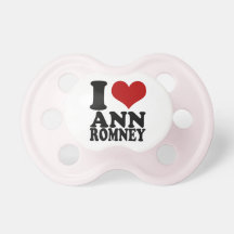 I heart Ann Romney Infant Pacifier