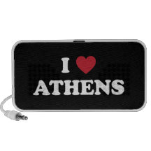 I Heart Athens Greece Mini Speaker