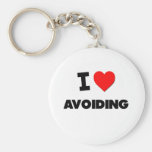 I Heart Avoiding Key Chains