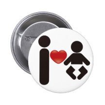 I Heart Baby Buttons