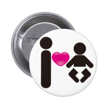I Heart Baby Pin