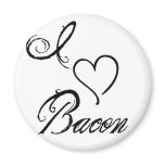 I Heart Bacon magnets