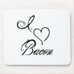 I Heart Bacon mousepads
