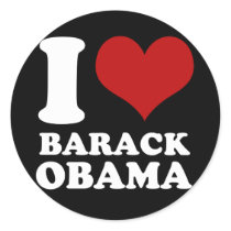 I heart Barack Obama Sticker
