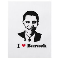 I Heart Barack T-shirt Custom Flyer