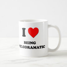 I Heart Being Melodramatic Mug