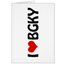 I Heart BGKY Greeting Cards