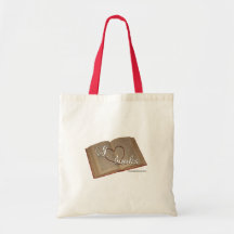 "I Heart Books" Tote Bag