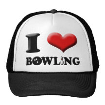 I Heart Bowling Hat