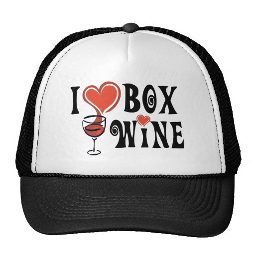 I Heart Box Wine1 Hats