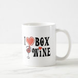 I Heart Box Wine4 Mugs